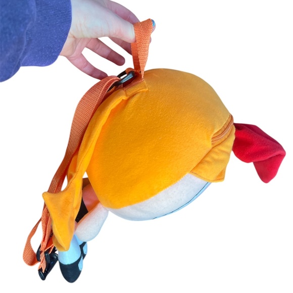 Vintage 2000 Y2K The Powerpuff Girls Blossom Plush Novelty Backpack - Picture 3 of 6
